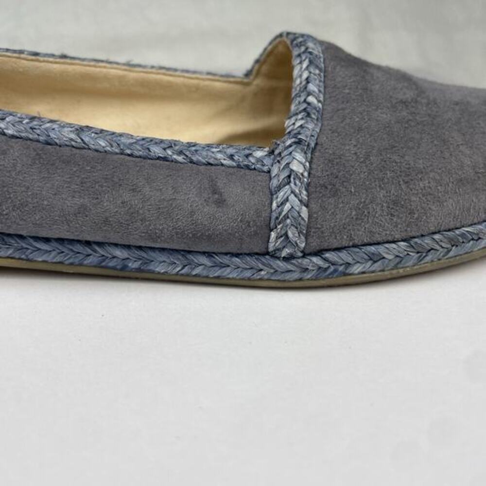 Stuart Weitzman Sz 6.5 Blue Mirror‎ Cap Toe Preppy Academia Classic Luxury - Picture 8 of 16